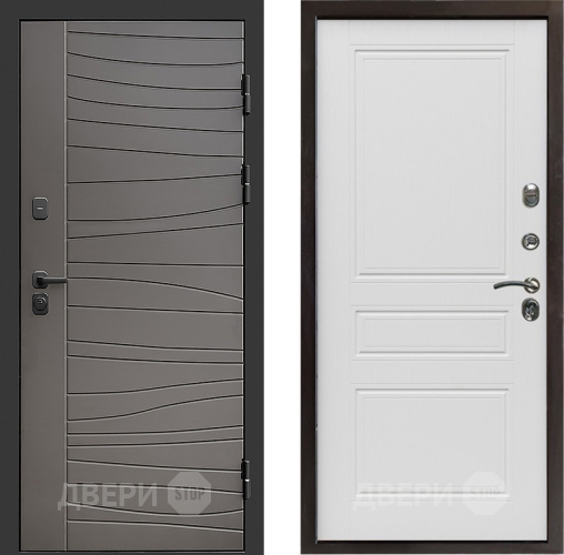 Входная металлическая Дверь Престиж Siciliya Классика Лиственница белая в Орехово-Зуево