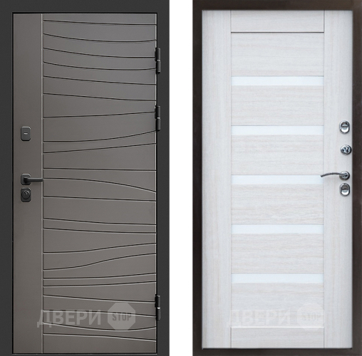 Входная металлическая Дверь Престиж Siciliya Царга Лиственница белая в Орехово-Зуево