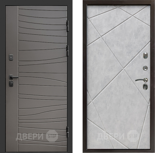 Дверь Престиж Siciliya Лучи Бетон светлый в Орехово-Зуево