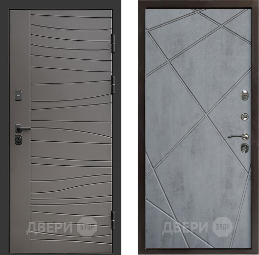 Дверь Престиж Siciliya Лучи Бетон темный в Орехово-Зуево