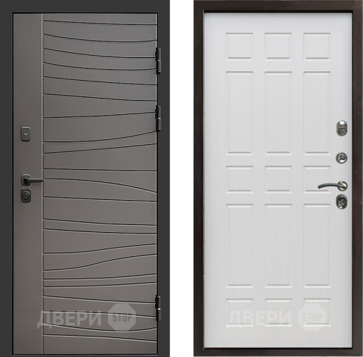 Входная металлическая Дверь Престиж Siciliya Спарта Лиственница белая в Орехово-Зуево