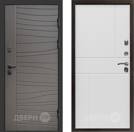 Дверь Престиж Siciliya Горизонт Бетон белый в Орехово-Зуево