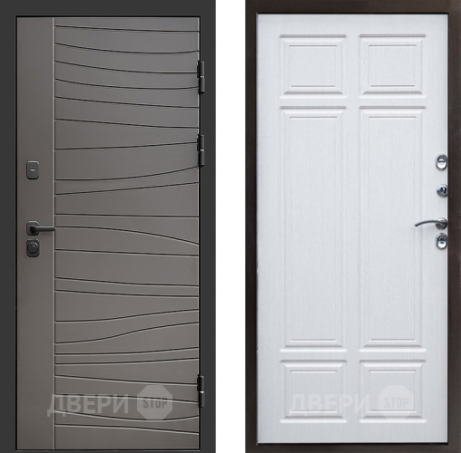 Входная металлическая Дверь Престиж Siciliya Премиум Лиственница белая в Орехово-Зуево