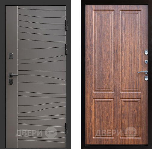 Входная металлическая Дверь Престиж Siciliya Премиум Орех светлый в Орехово-Зуево