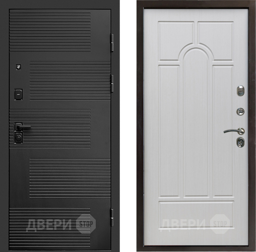 Входная металлическая Дверь Престиж Favorit Арка Лиственница белая в Орехово-Зуево