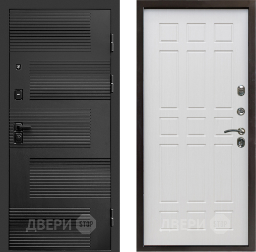 Входная металлическая Дверь Престиж Favorit Спарта Лиственница белая в Орехово-Зуево