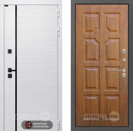 Входная металлическая Дверь Лабиринт (LABIRINT) Royal 17 Дуб золото в Орехово-Зуево