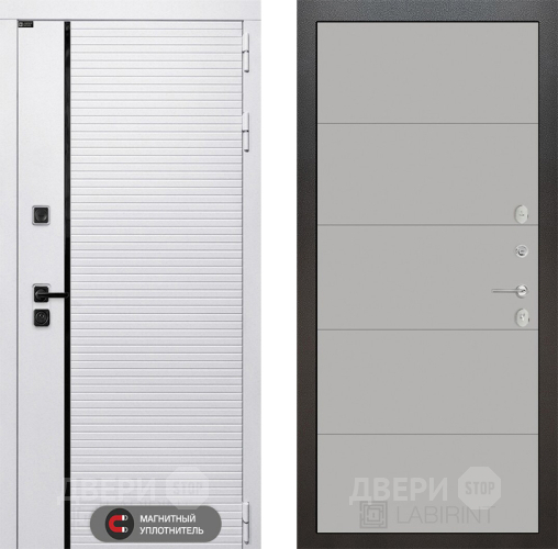 Дверь Лабиринт (LABIRINT) Royal 13 Грей софт в Орехово-Зуево