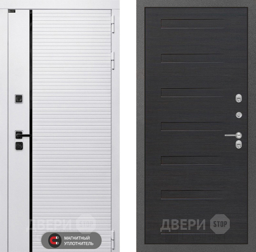 Входная металлическая Дверь Лабиринт (LABIRINT) Royal 14 Эковенге поперечный в Орехово-Зуево