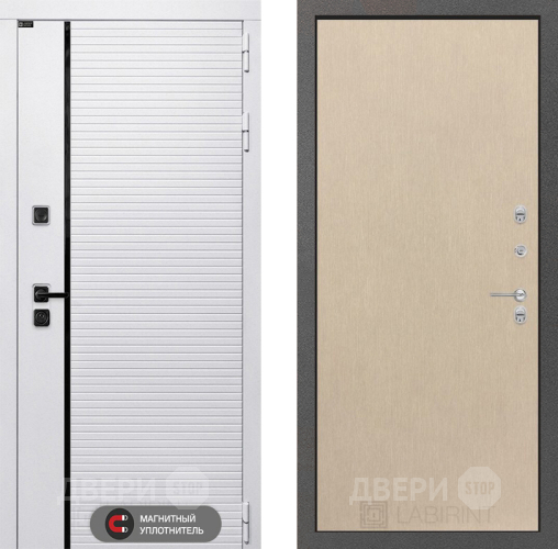 Входная металлическая Дверь Лабиринт (LABIRINT) Royal 05 Венге светлый в Орехово-Зуево