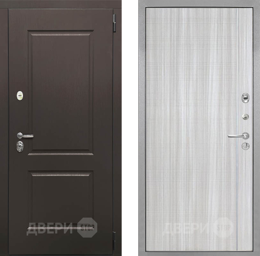 Входная металлическая Дверь Интекрон (INTECRON) Кампо В-07 с молдингом Сандал белый в Орехово-Зуево