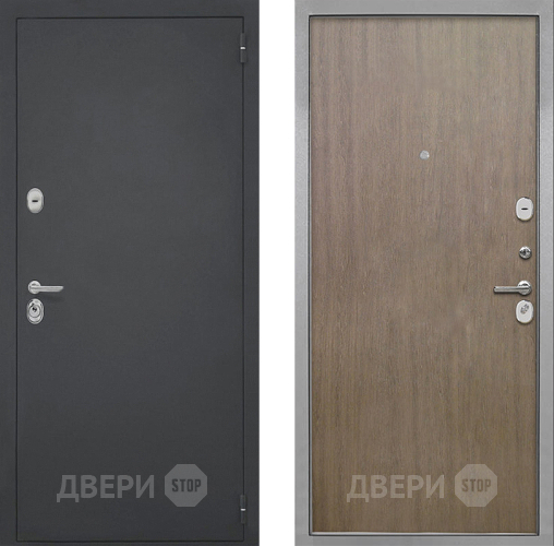 Входная металлическая Дверь Интекрон (INTECRON) Гектор Гладкая шпон Венге коричневый в Орехово-Зуево