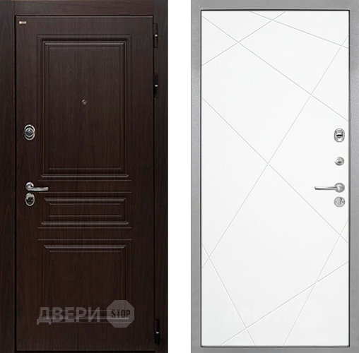 Дверь Интекрон (INTECRON) Брайтон Тиковое Дерево Лучи-М Софт милк в Орехово-Зуево