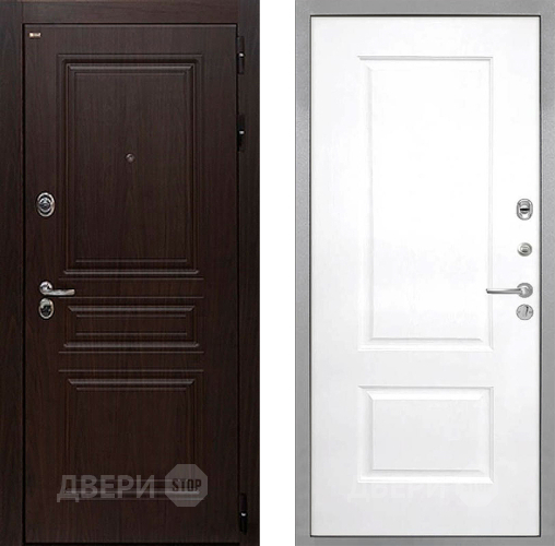 Дверь Интекрон (INTECRON) Брайтон Тиковое Дерево Альба Роял Вуд белый в Орехово-Зуево