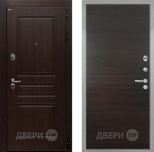 Дверь Интекрон (INTECRON) Брайтон Тиковое Дерево Гладкая Эковенге поперечный в Орехово-Зуево