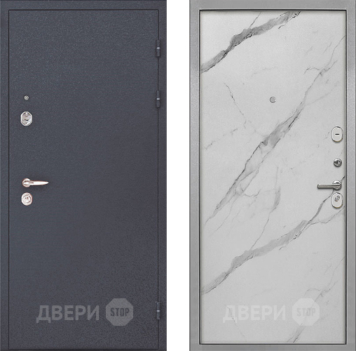 Дверь Интекрон (INTECRON) Колизей Гладкая Мрамор натуральный арктик в Орехово-Зуево