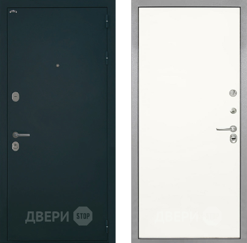 Входная металлическая Дверь Интекрон (INTECRON) Греция Гладкая Слоновая кость в Орехово-Зуево