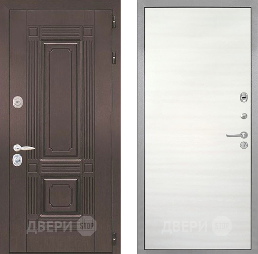 Входная металлическая Дверь Интекрон (INTECRON) Италия Гладкая Дуб сильвер поперечный в Орехово-Зуево