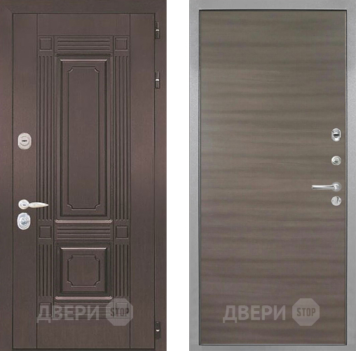 Входная металлическая Дверь Интекрон (INTECRON) Италия Гладкая Дуб тоскано поперечный в Орехово-Зуево