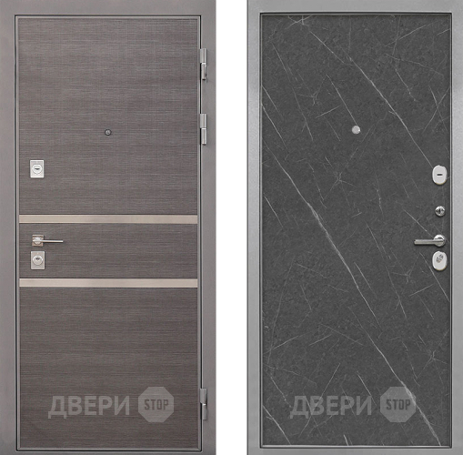 Дверь Интекрон (INTECRON) Неаполь Гладкая Гранит лава оникс в Орехово-Зуево