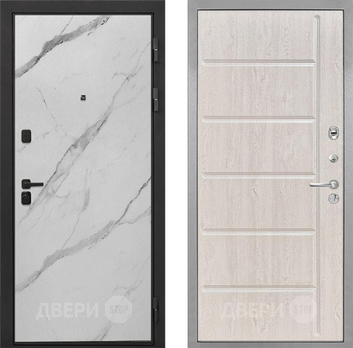 Дверь Интекрон (INTECRON) Профит Black Мрамор Арктик ФЛ-102 Сосна белая в Орехово-Зуево