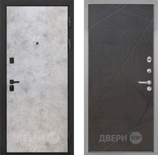 Входная металлическая Дверь Интекрон (INTECRON) Профит Black Мрамор Светлый Лучи-М Венге распил кофе в Орехово-Зуево