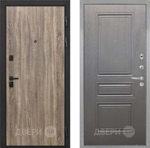 Дверь Интекрон (INTECRON) Профит Black Дуб Турин ФЛ-243 Графит вуд дуб в Орехово-Зуево