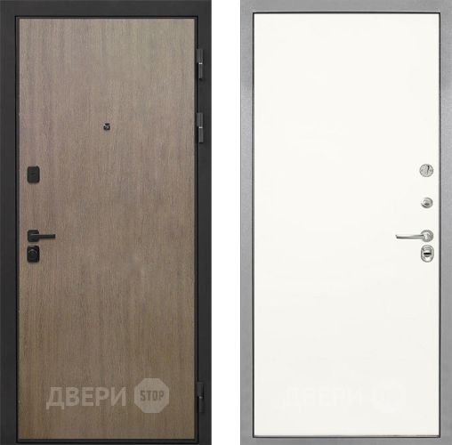 Входная металлическая Дверь Интекрон (INTECRON) Профит Black Венге Коричневый Гладкая Слоновая кость в Орехово-Зуево