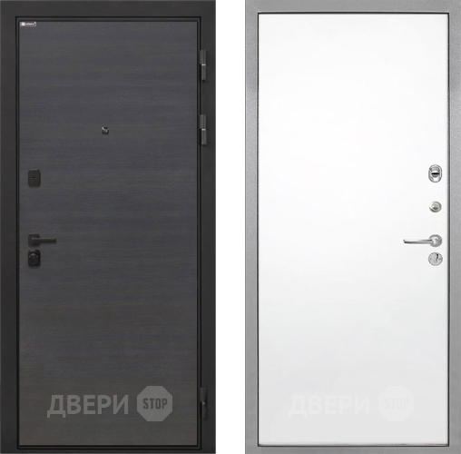 Входная металлическая Дверь Интекрон (INTECRON) Профит Black Эковенге Гладкая Силк Сноу в Орехово-Зуево