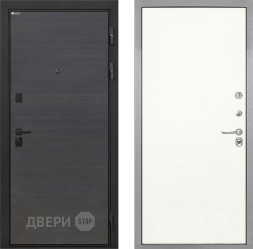 Входная металлическая Дверь Интекрон (INTECRON) Профит Black Эковенге Гладкая Слоновая кость в Орехово-Зуево