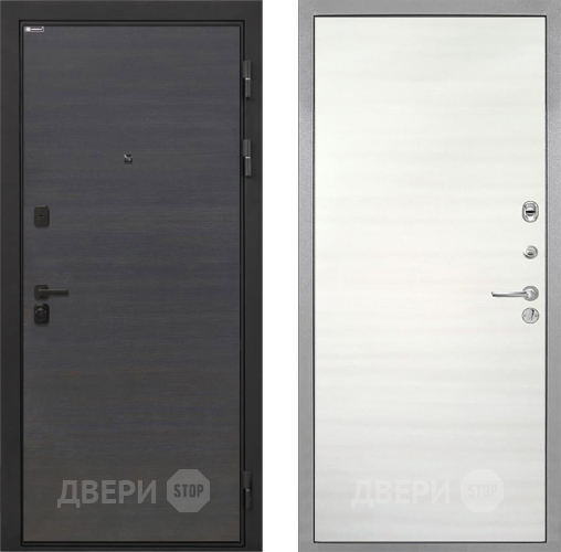 Дверь Интекрон (INTECRON) Профит Black Эковенге Гладкая Дуб сильвер поперечный в Орехово-Зуево