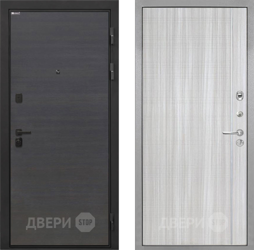 Входная металлическая Дверь Интекрон (INTECRON) Профит Black Эковенге В-07 с молдингом Сандал белый в Орехово-Зуево