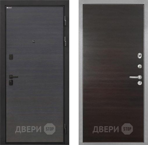 Дверь Интекрон (INTECRON) Профит Black Эковенге Гладкая Эковенге поперечный в Орехово-Зуево