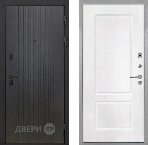 Входная металлическая Дверь Интекрон (INTECRON) Профит Black ФЛ-295 КВ-2 Белый матовый в Орехово-Зуево