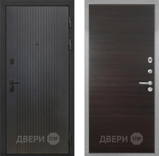 Дверь Интекрон (INTECRON) Профит Black ФЛ-295 Гладкая Эковенге поперечный в Орехово-Зуево