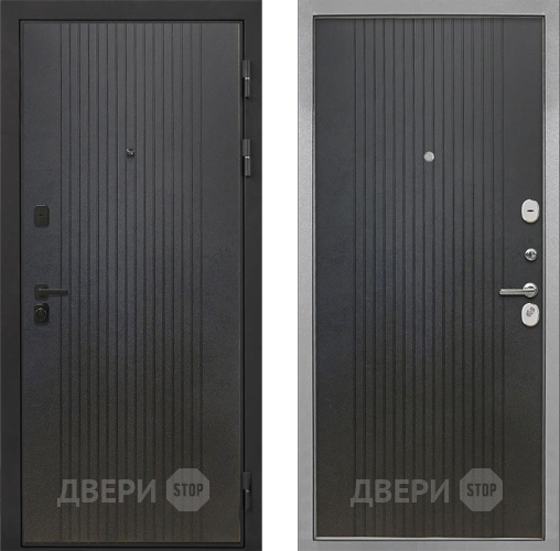 Входная металлическая Дверь Интекрон (INTECRON) Профит Black ФЛ-295 ФЛ-295 Лофт черный в Орехово-Зуево