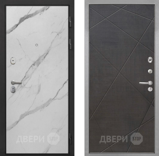 Входная металлическая Дверь Интекрон (INTECRON) Гектор Мрамор Арктик Лучи-М Венге распил кофе в Орехово-Зуево