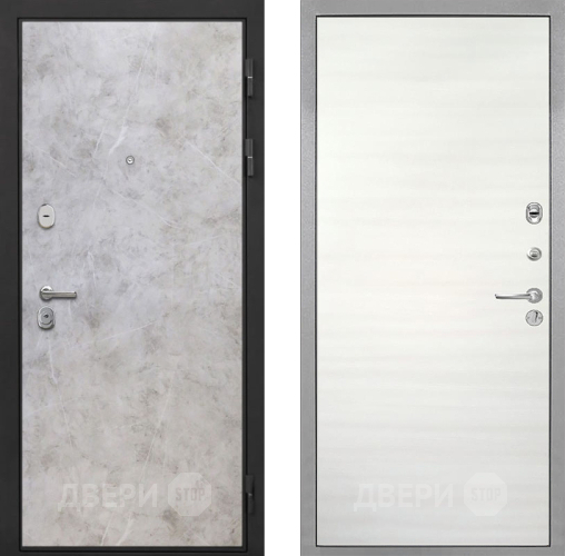 Входная металлическая Дверь Интекрон (INTECRON) Гектор Мрамор Светлый Гладкая Дуб сильвер поперечный в Орехово-Зуево