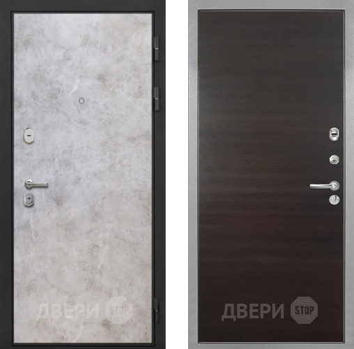 Входная металлическая Дверь Интекрон (INTECRON) Гектор Мрамор Светлый Гладкая Эковенге поперечный в Орехово-Зуево