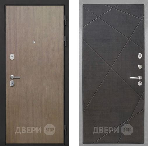 Входная металлическая Дверь Интекрон (INTECRON) Гектор Венге Коричневый Лучи-М Венге распил кофе в Орехово-Зуево