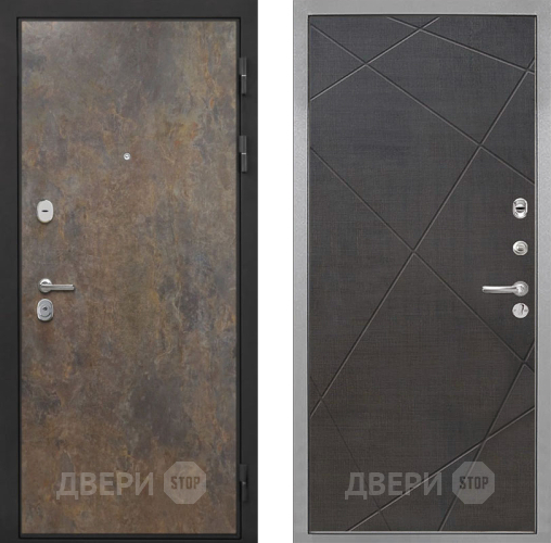 Входная металлическая Дверь Интекрон (INTECRON) Гектор Гранж Лучи-М Венге распил кофе в Орехово-Зуево