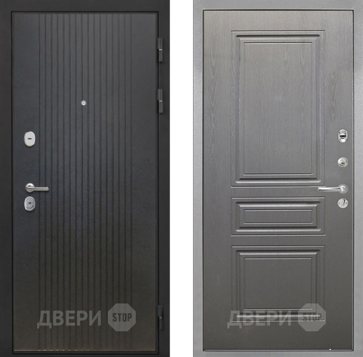 Входная металлическая Дверь Интекрон (INTECRON) Гектор ФЛ-295 ФЛ-243 Графит вуд дуб в Орехово-Зуево
