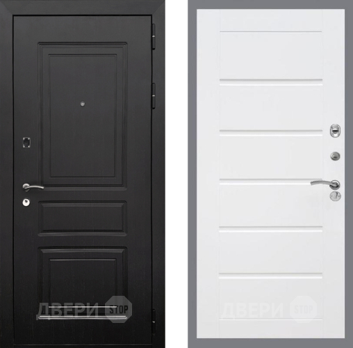 Входная металлическая Дверь Рекс (REX) 6 Венге Сити Белый ясень в Орехово-Зуево