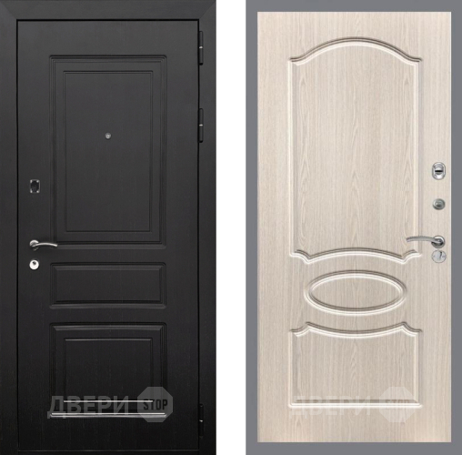 Входная металлическая Дверь Рекс (REX) 6 Венге FL-128 Беленый дуб в Орехово-Зуево