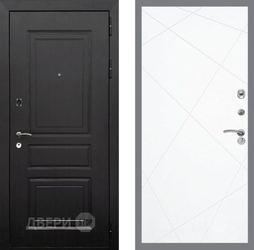 Входная металлическая Дверь Рекс (REX) 6 Венге FL-291 Силк Сноу в Орехово-Зуево