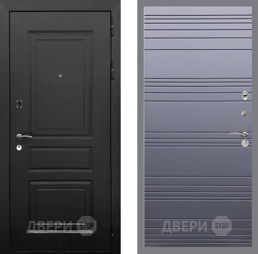 Входная металлическая Дверь Рекс (REX) 6 Венге Line Силк титан в Орехово-Зуево