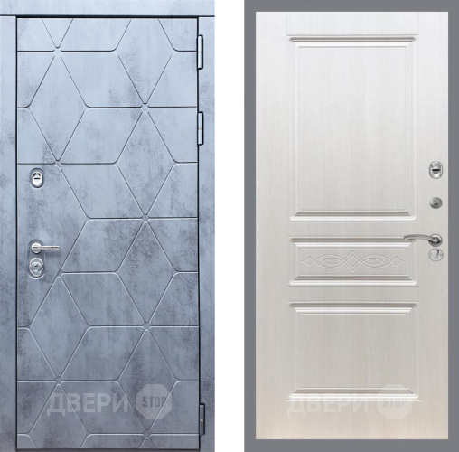 Входная металлическая Дверь Рекс (REX) 28 FL-243 Лиственница беж в Орехово-Зуево