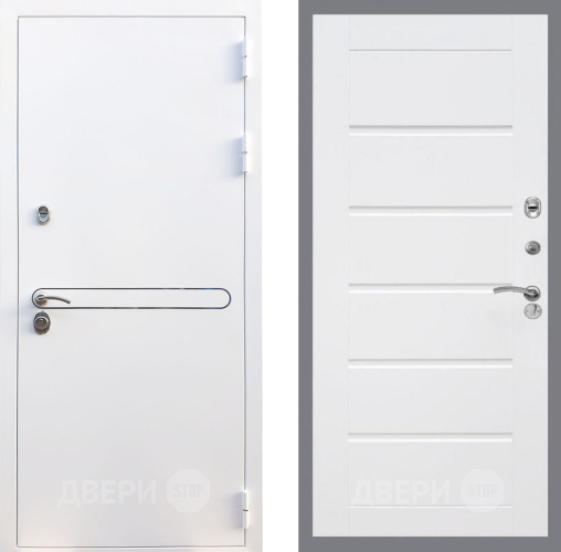 Входная металлическая Дверь Рекс (REX) 27 Сити Белый ясень в Орехово-Зуево