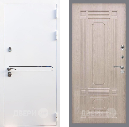Входная металлическая Дверь Рекс (REX) 27 FL-2 Беленый дуб в Орехово-Зуево