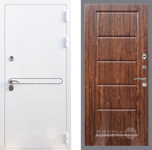 Дверь Рекс (REX) 27 FL-39 орех тисненый в Орехово-Зуево